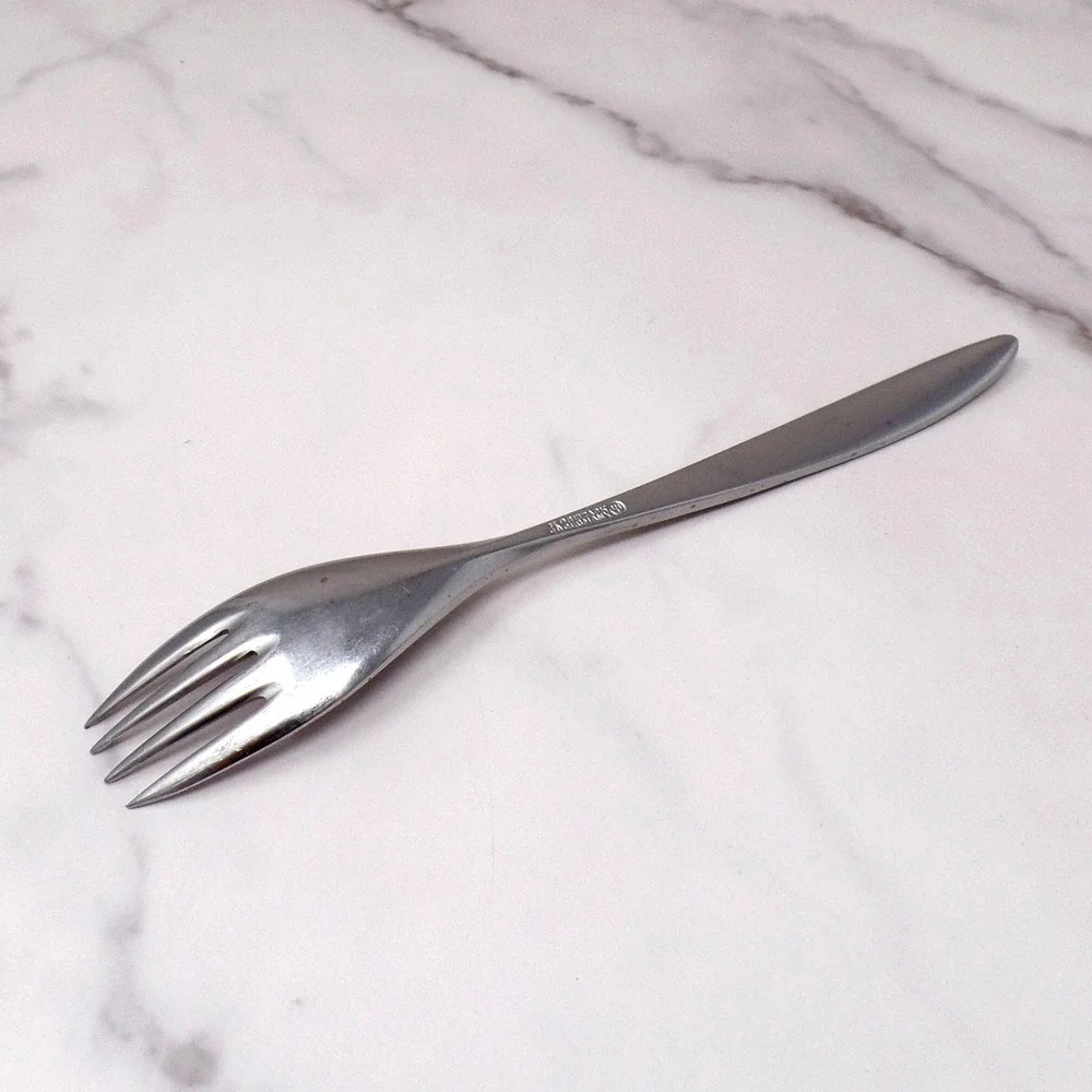 Vintage Wusthof Dreizack Pamir Stainless Steel MCM Flatware, 5 pc Place Setting